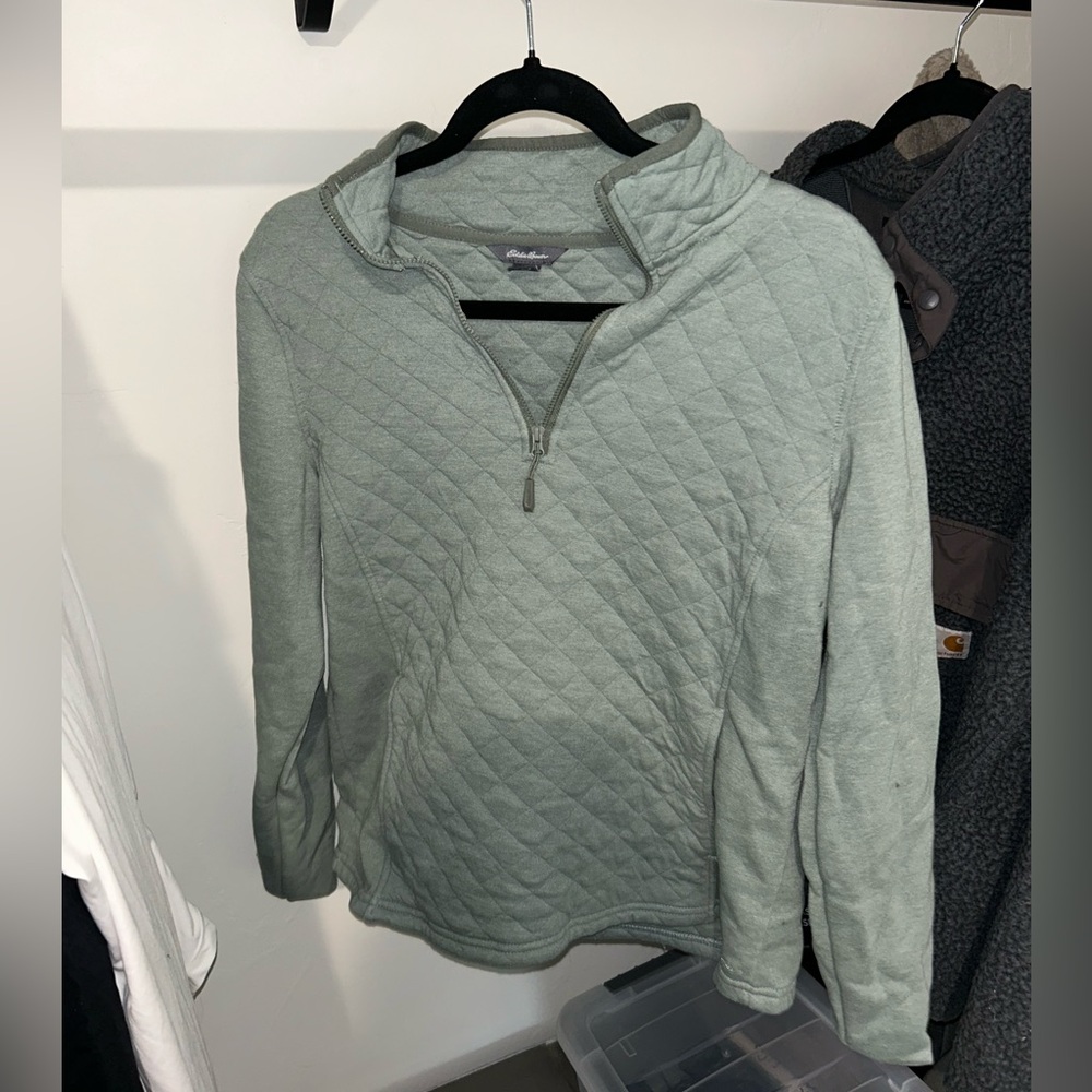 Eddie Bauer Women’s Sage Quilted Half-Zip Pullover